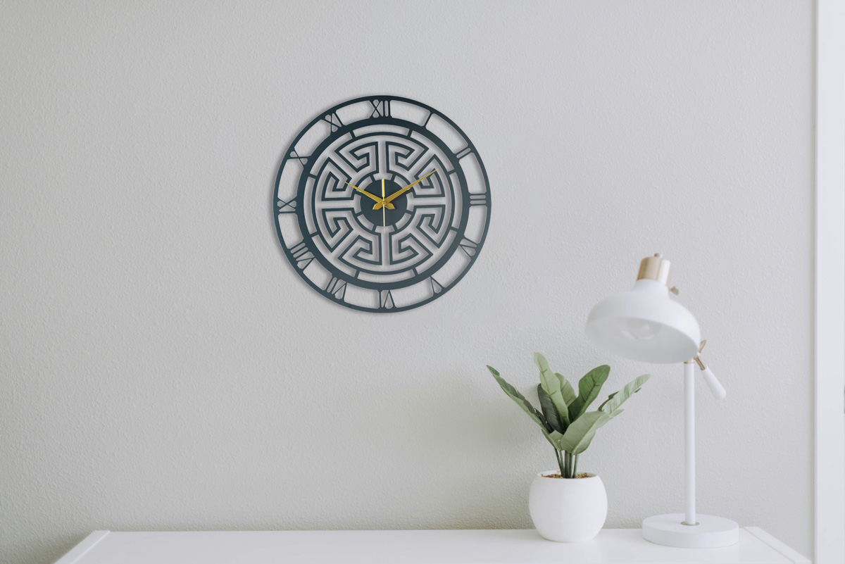 LABYRINTH METAL WALL CLOCK - Image 6