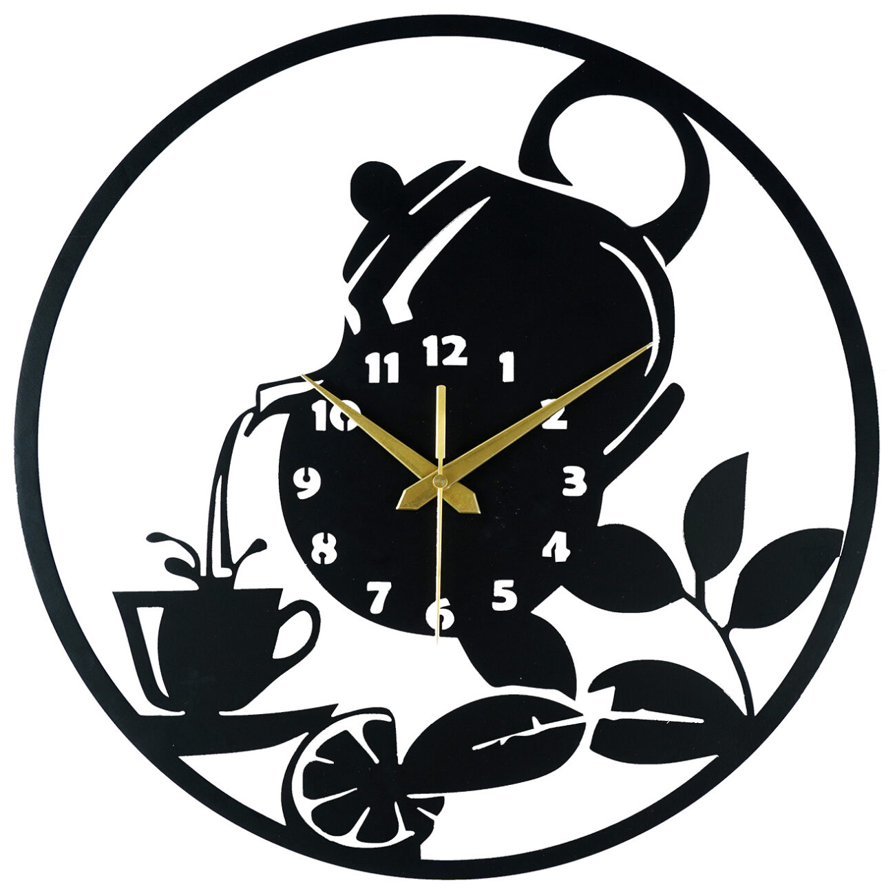 POURING TEA METAL WALL CLOCK - Image 6