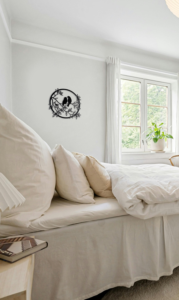LOVE BIRDS METAL WALL ART - Image 3