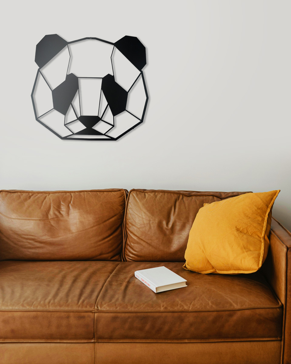 PANDA FACE METAL WALL ART - Image 5