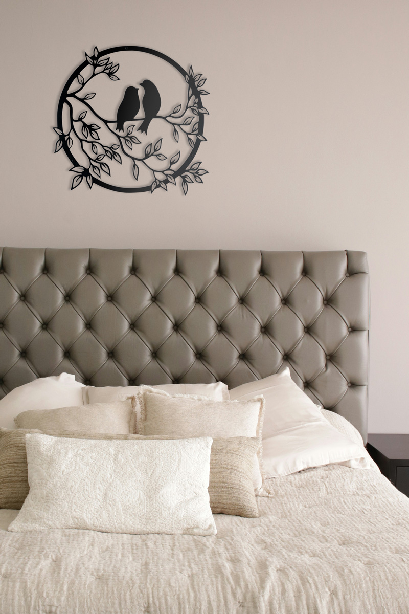 LOVE BIRDS METAL WALL ART - Image 6